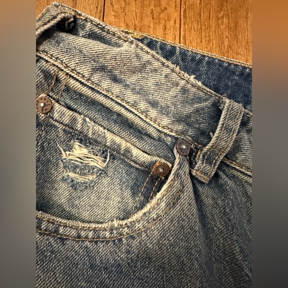 We The Free Patchwork (Free People) Patchwork Flare Jeans - Picture 3 of 16